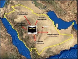 Miqat points for Umrah